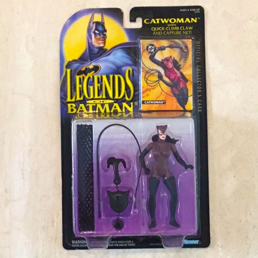 1994 Legends Of Batman Catwoman DC Action Figure Kenner Toy Marvel Vintage New